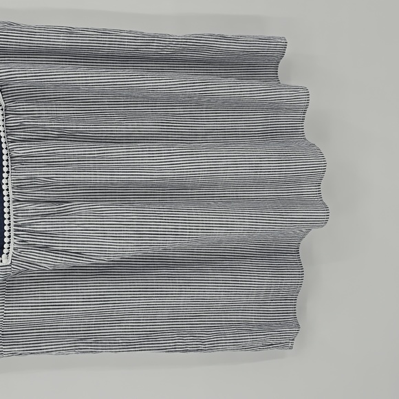 Savanna Jane Down to Georgia Blue Striped Mini Dress Size 1X - Picture 3 of 9